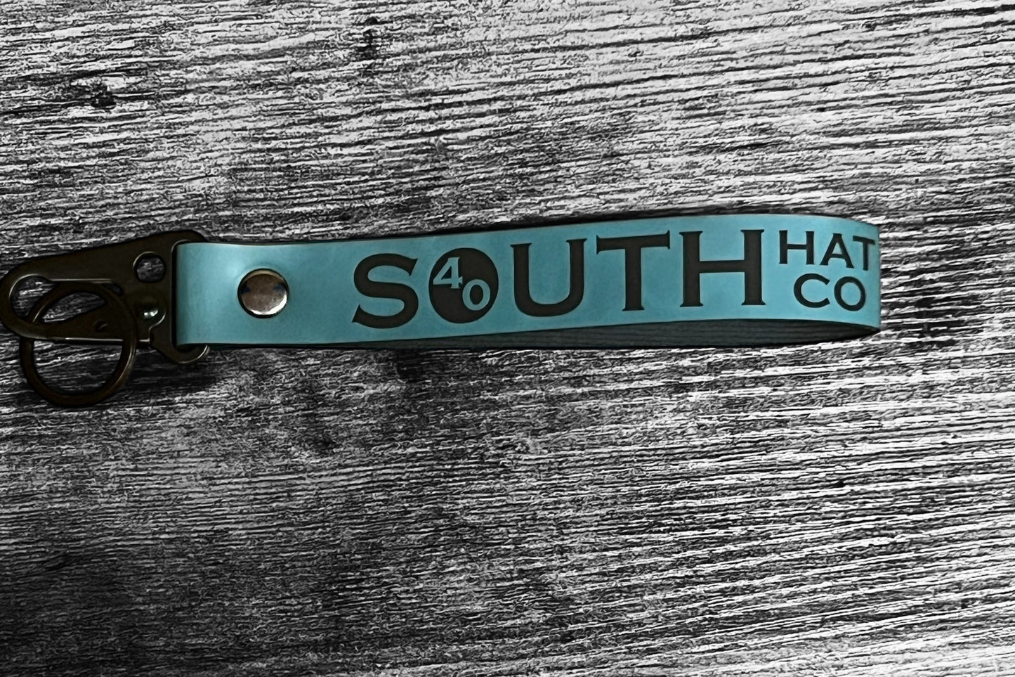 South 40 Hat Co. Keychain – Heritage Teal