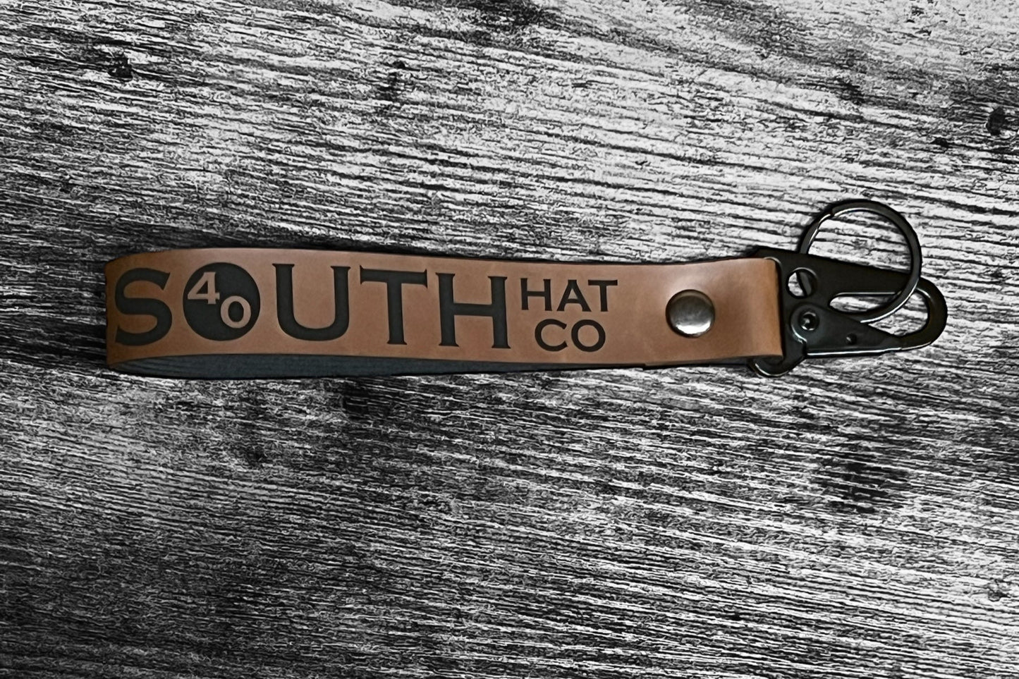 South 40 Hat Co. Keychain – Heritage Brown