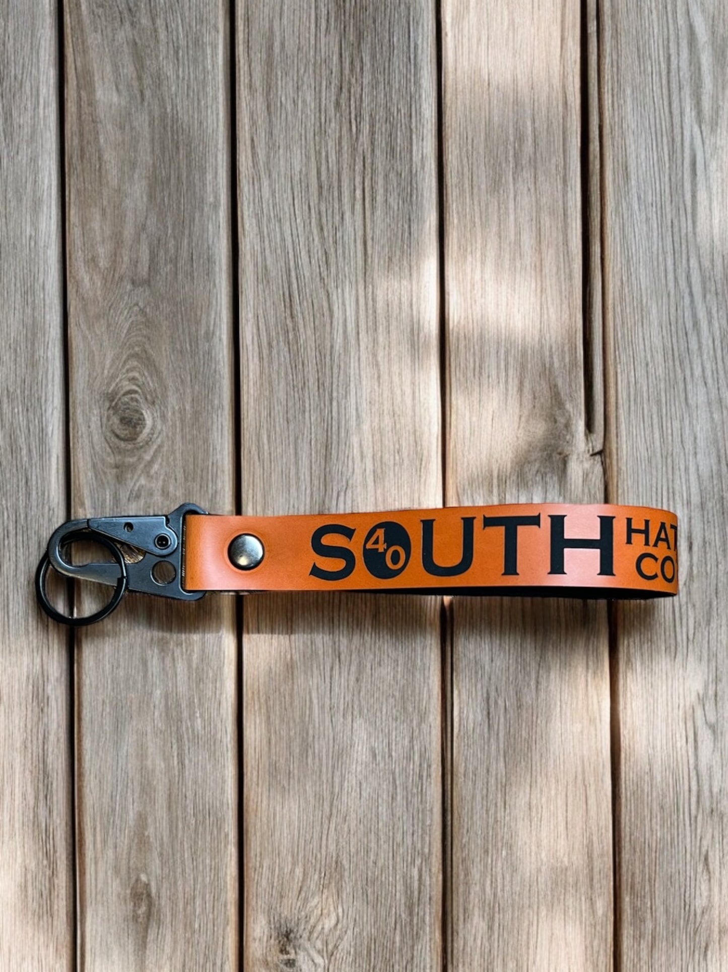 South 40 Hat Co. Keychain – Heritage Saddle Brown