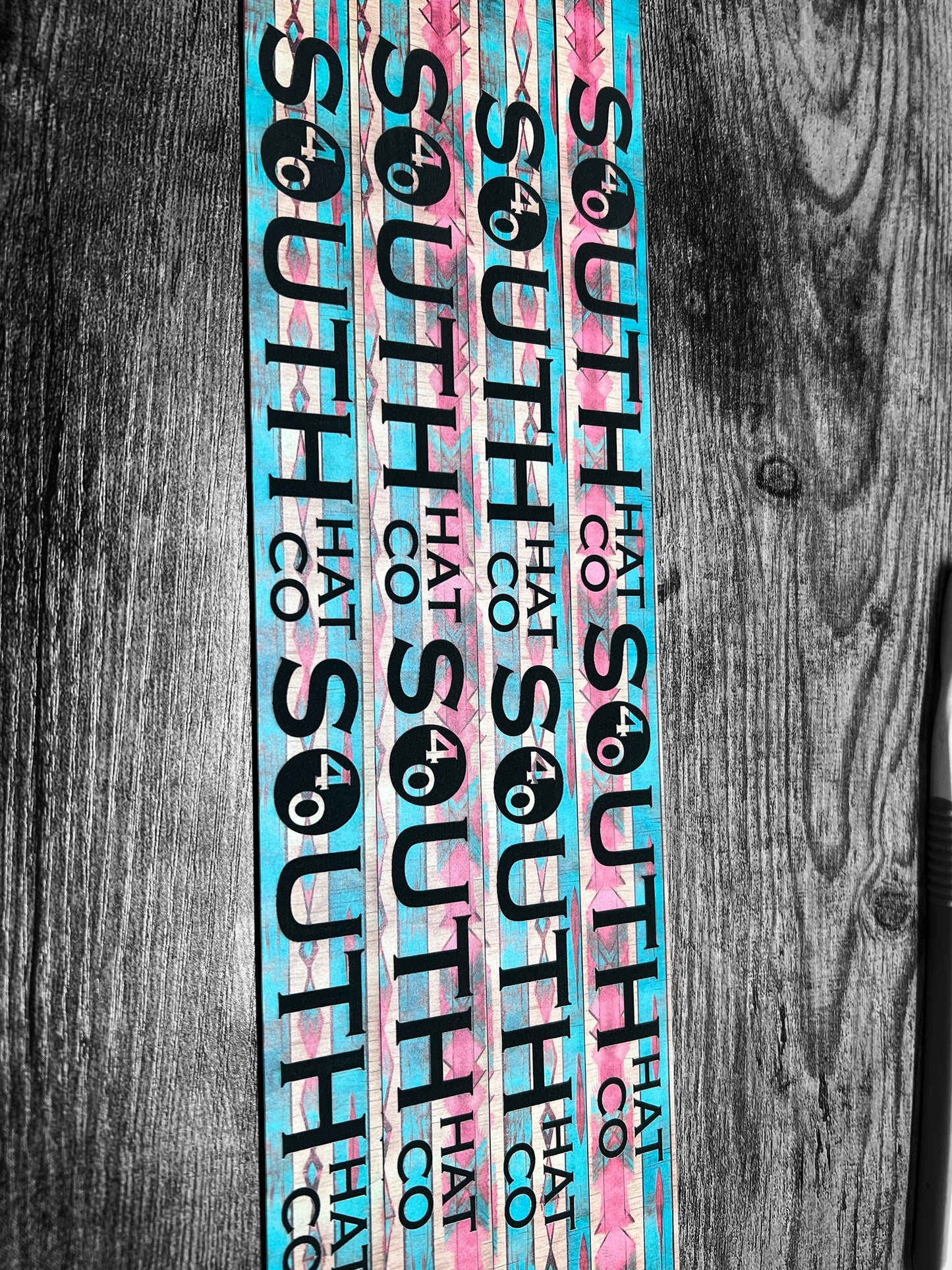 South 40 Hat Co. Keychain – Retro Rodeo Print